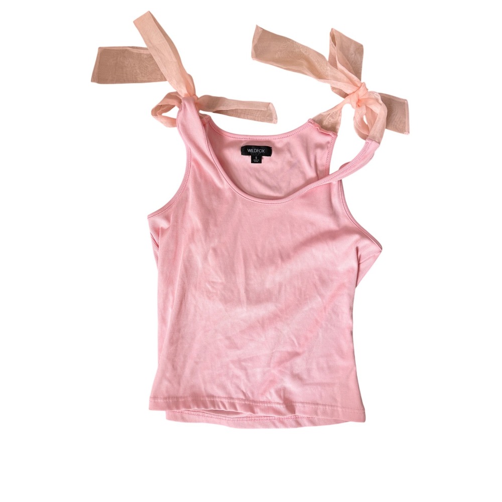 Wildfox‎ Pink brownie tank small